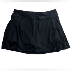 Athleta Bustle Black Tennis Golf Skort Size M